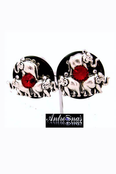 Elephant painless un-pierced earrings fit comfortably on your ears.