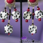 Image Comfortable Red Clip On Earrings