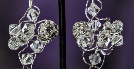 Ice 2020 Crystal Clip on Earrings