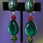 Emerald Green Comfy Clip on earrings
