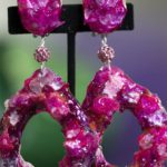 Shades Of Pink Clip on Earring