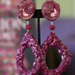Image Wineberry clip on earrings