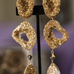 Image Gold painless clip on earrings