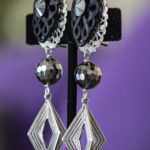 Image clip on painless earrings.