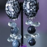 Painless Comfortable Clip Blue Earrings