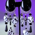 Comfortable-clip-earrings-pain-free Crystals/Jet Glass Beads/Cheetah Jewelry Findings/