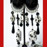 Comfortable-clip-earrings-pain-free Crystals/Jet Glass Beads/Cheetah Jewelry Findings/