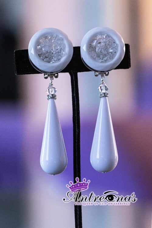 Comfortable lightweight clip-on earrings