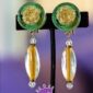 Painless clip on earrings designed in various colors