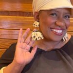 Customer wearing Elephant clip n earrings Customer with elephant comfortable clip-on earrings on her ears.