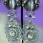 Grey Dangle Clip on earrings. Designed to inspire confidence and self-expression