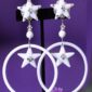 Twinkle Star Symphony is a pair of elegant clip-on earrings inspired by the beauty of the night sky