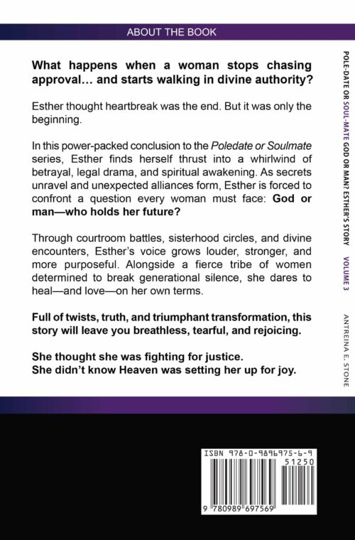 Pole-date or Soul-mate God or man back book cover blurb.