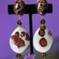 Marbled Earth Grace features a pair of elegant clip-on earrings