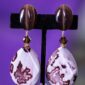 Marbled Earth Grace features a pair of elegant clip-on earrings with tiger eye cab.